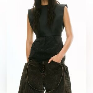 Black Sleeveless Top